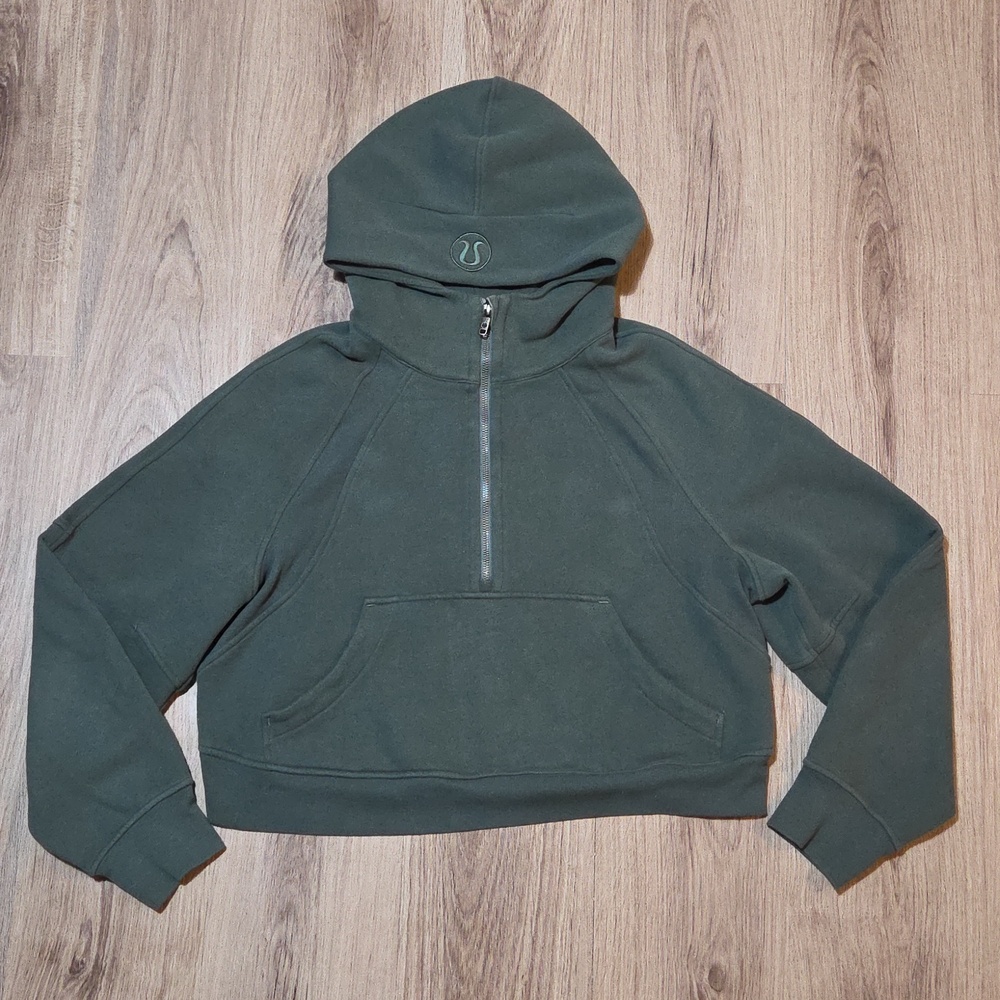Lululemon Scuba Oversized Half-Zip Hoodie *Dark Forest Size M/L